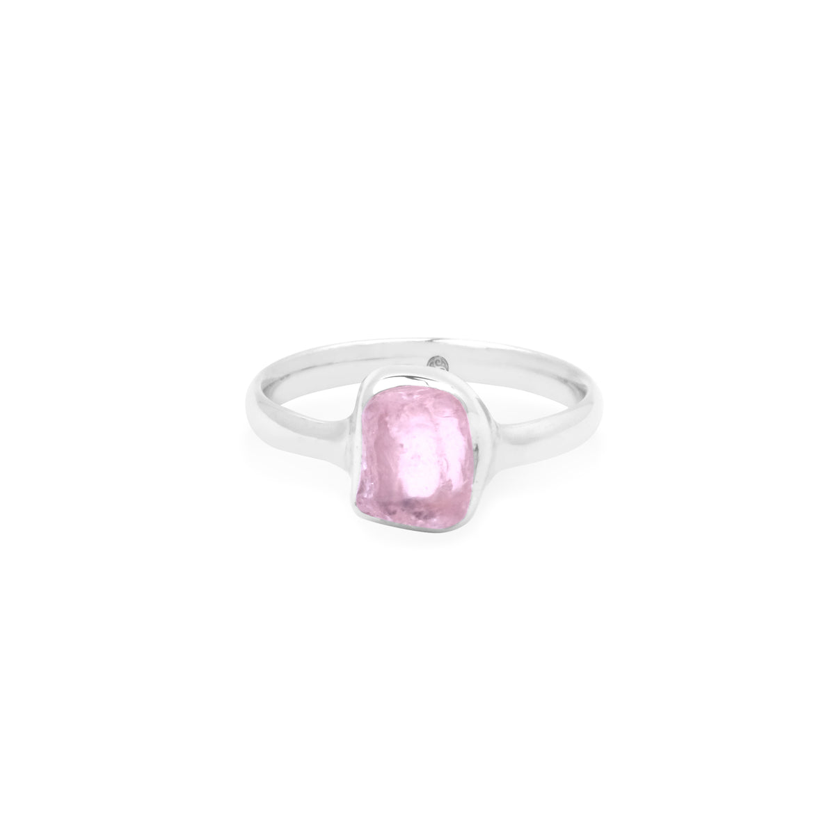 Cincin Cocktail dengan Rawstone Koleksi Pristine Silver 925