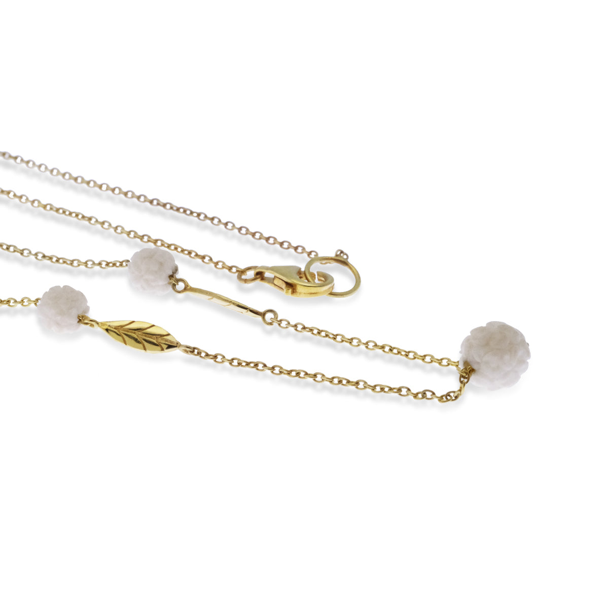 Kalung Manik Perak Koleksi Jepun Sterling Silver 925 Gold Plated