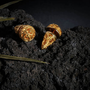 Anting Perak 925 Koleksi Ombak Segara Traditional Balinese Earrings ( Kecil )