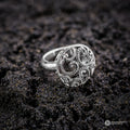 Cincin Cocktail Besar Perak 925 Koleksi Ombak Segara Sterling Silver