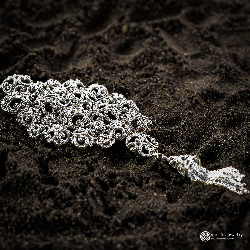 Bros Perak 925 Koleksi Ombak Segara Sterling Silver