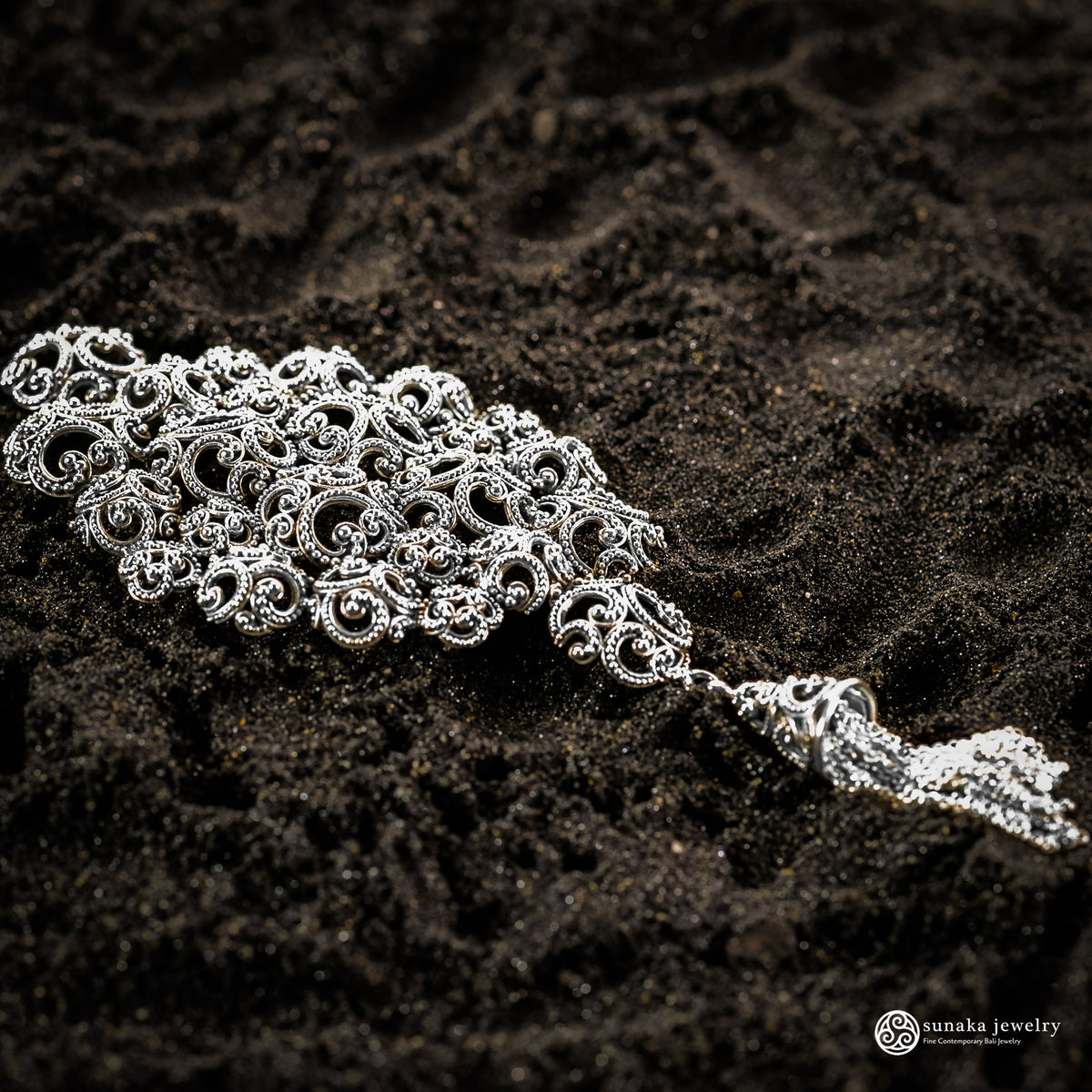 Bros Perak 925 Koleksi Ombak Segara Sterling Silver