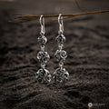 Anting Triple Drop Perak 925 Koleksi Ombak Segara Sterling Silver