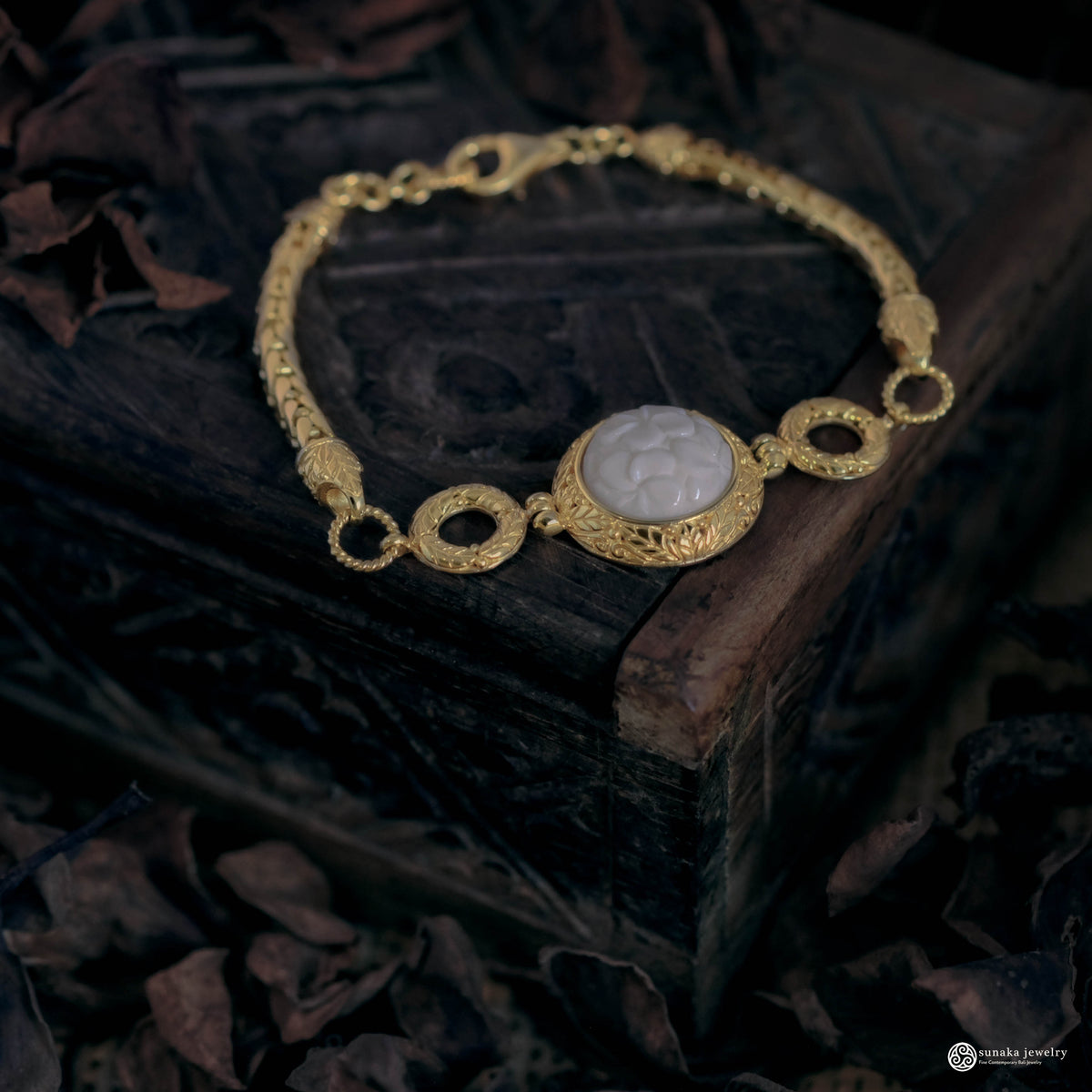 Gelang Kepang Perak 925 Koleksi Jepun Gold Plated