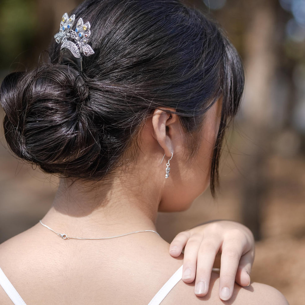 Cucuk Perak Koleksi Kupu Kupu Balinese Hairpiece Sterling Silver 925