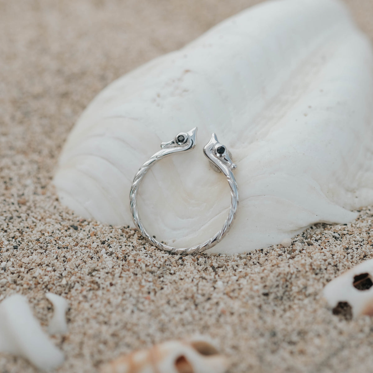 Seahorse Collection 925 Sterling Silver Ring