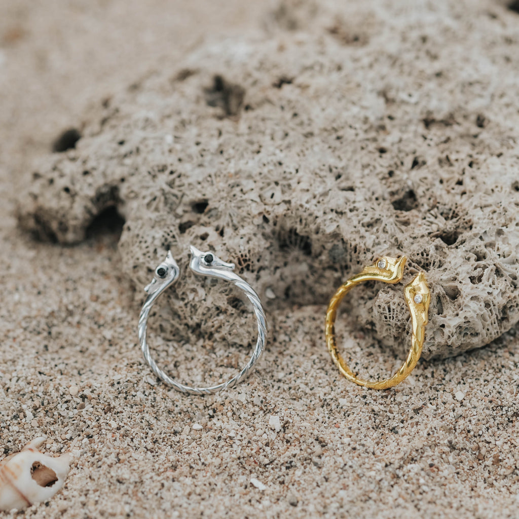 Seahorse Collection 925 Sterling Silver Ring