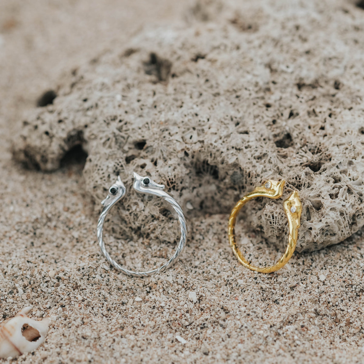Seahorse Collection 925 Sterling Silver Ring