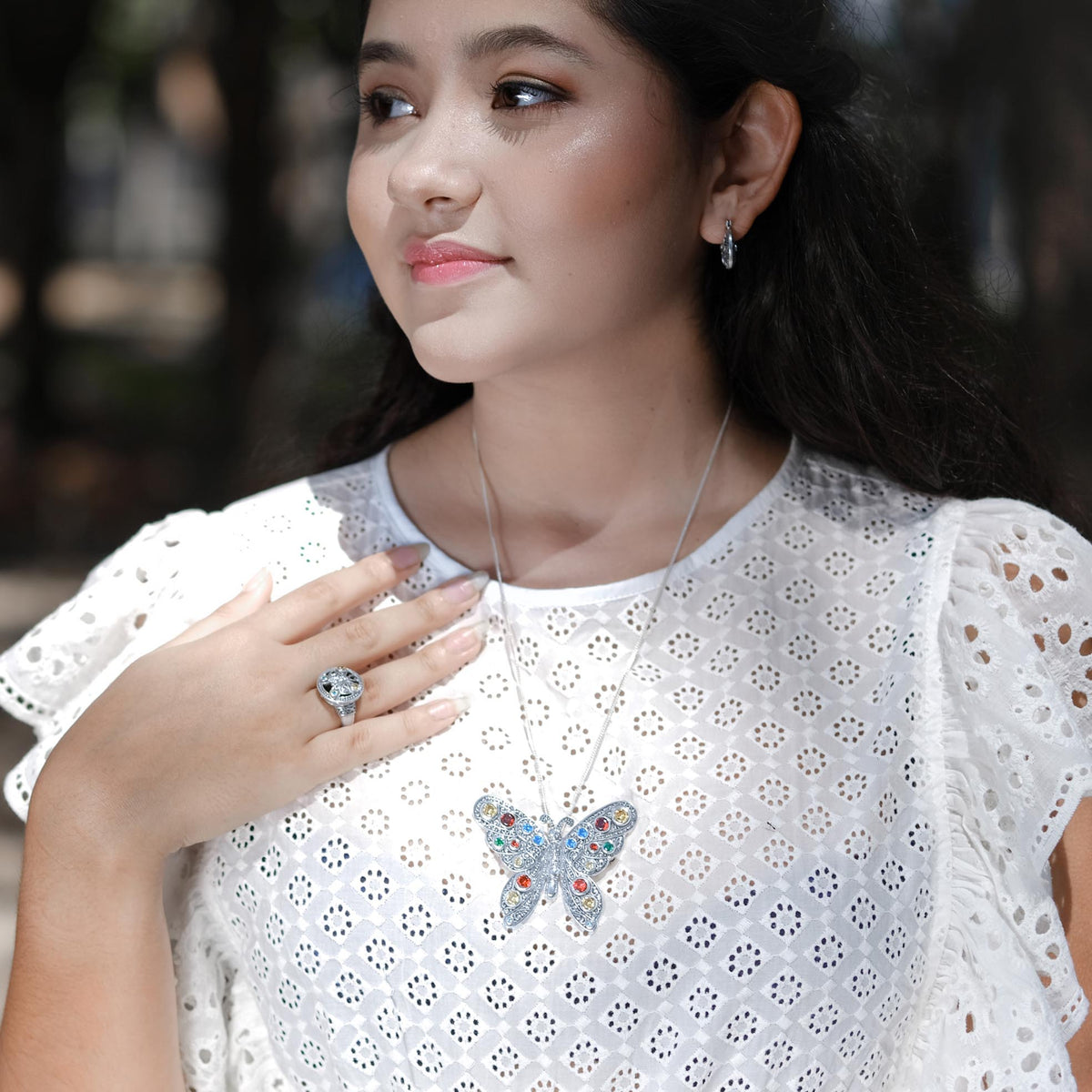 Bros Single Perak Koleksi Kupu Kupu Sterling Silver 925