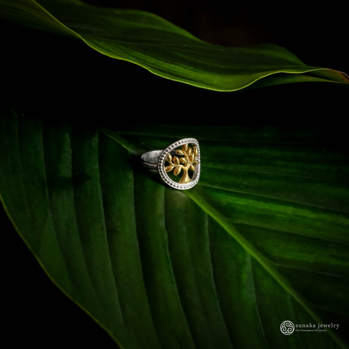 925 Sterling Silver Tree Of Life Ring