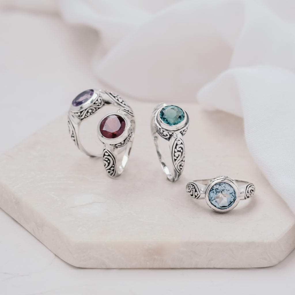 925 Sterling Silver Plain Bun Ring
