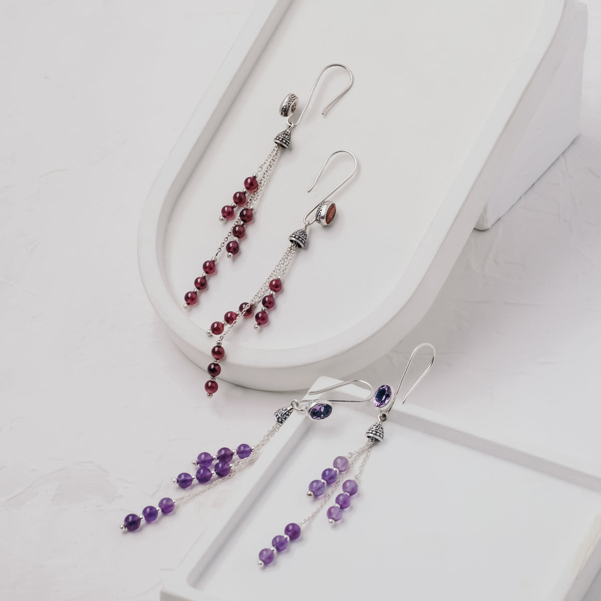 Anting Tessel Beads Perak 925 Koleksi Ritchie