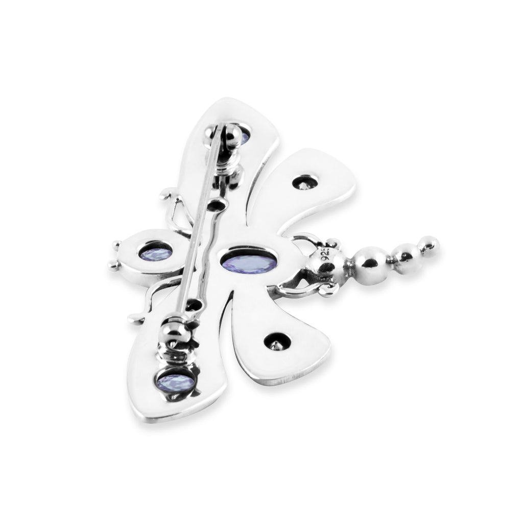 Sterling Silver 925 Small Dragonfly Brooch Collection