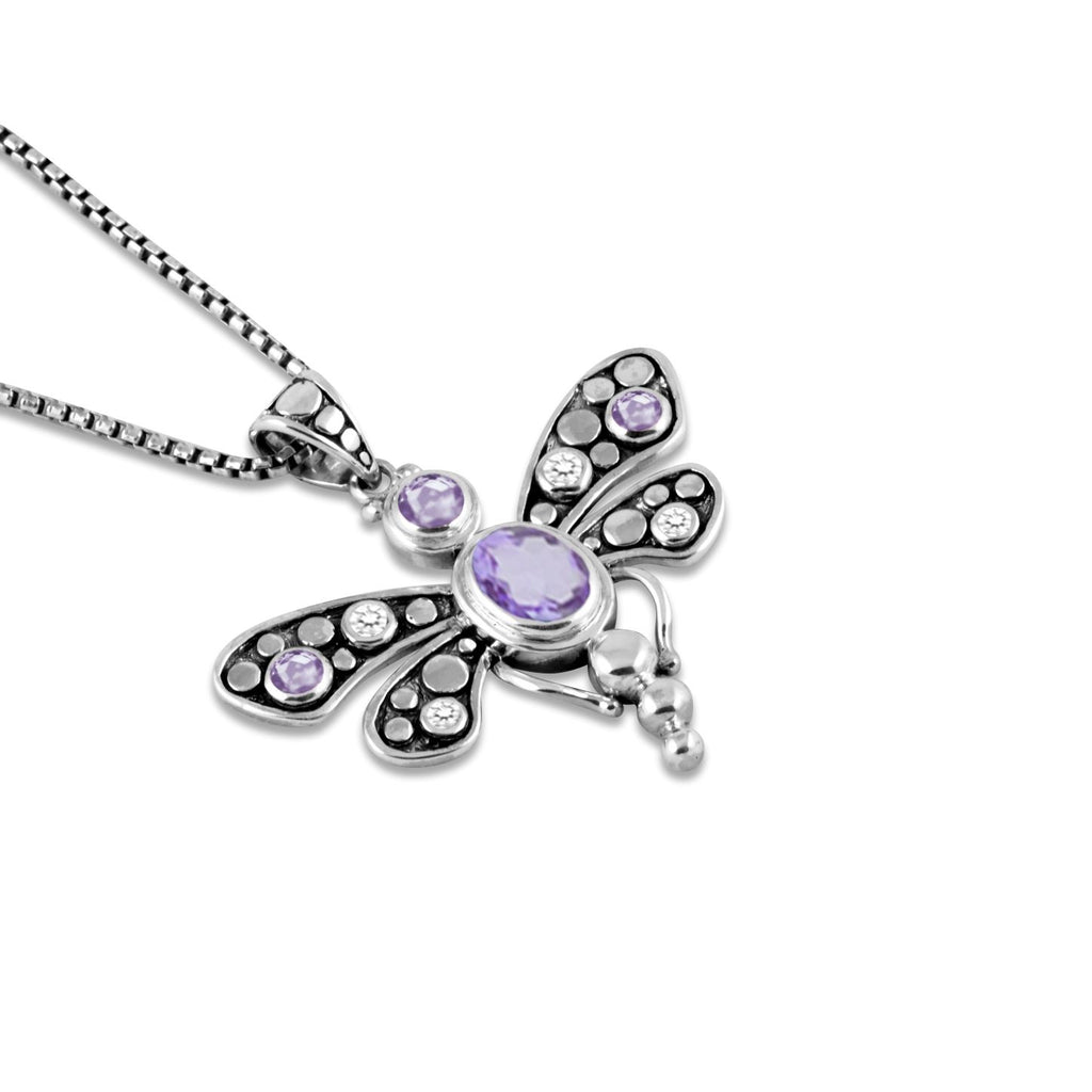 925 Sterling Silver Dragonfly Collection Pendant