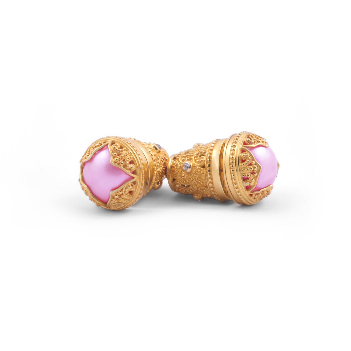 Anting Subeng Perak 925 Koleksi Padma Acala Gold Plated