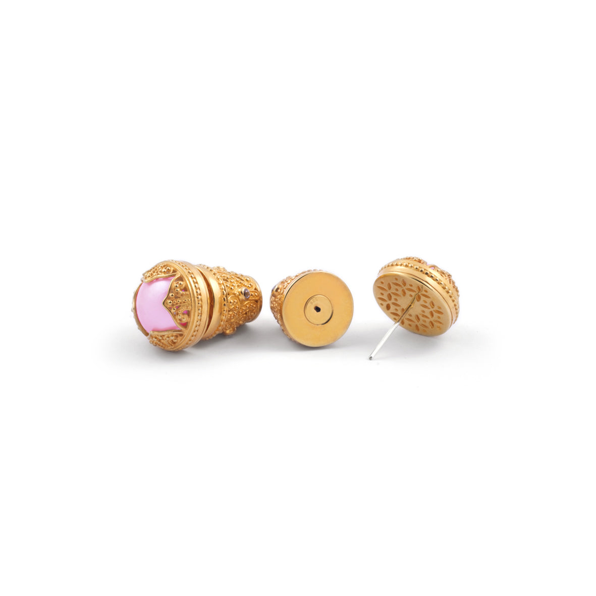 Anting Subeng Perak 925 Koleksi Padma Acala Gold Plated