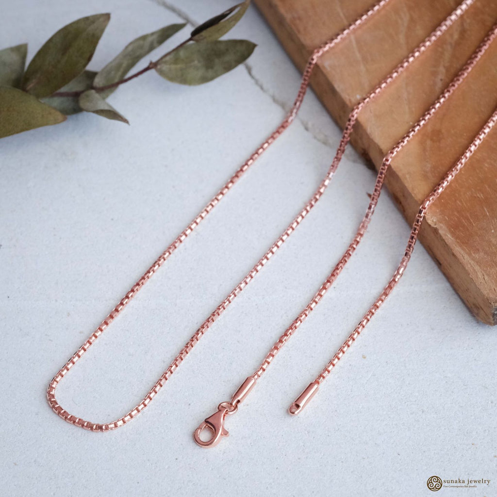 Gold Plated Silver Necklace Chain Round Chain N.138 - N.139