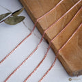 Gold Plated Silver Necklace Chain Round Chain N.138 - N.139