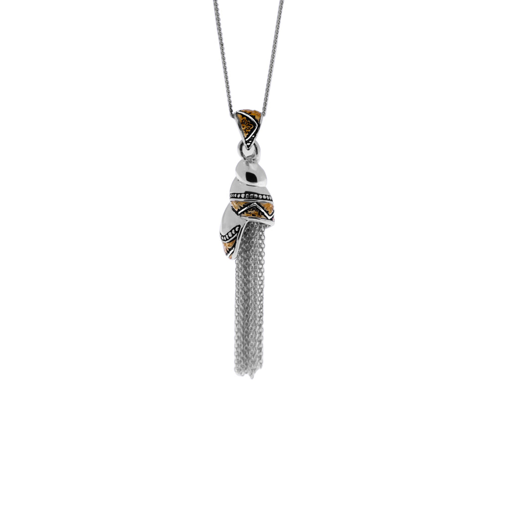 Pendant Perak 925 Koleksi Keong Emas (Tanpa Rantai Kalung)