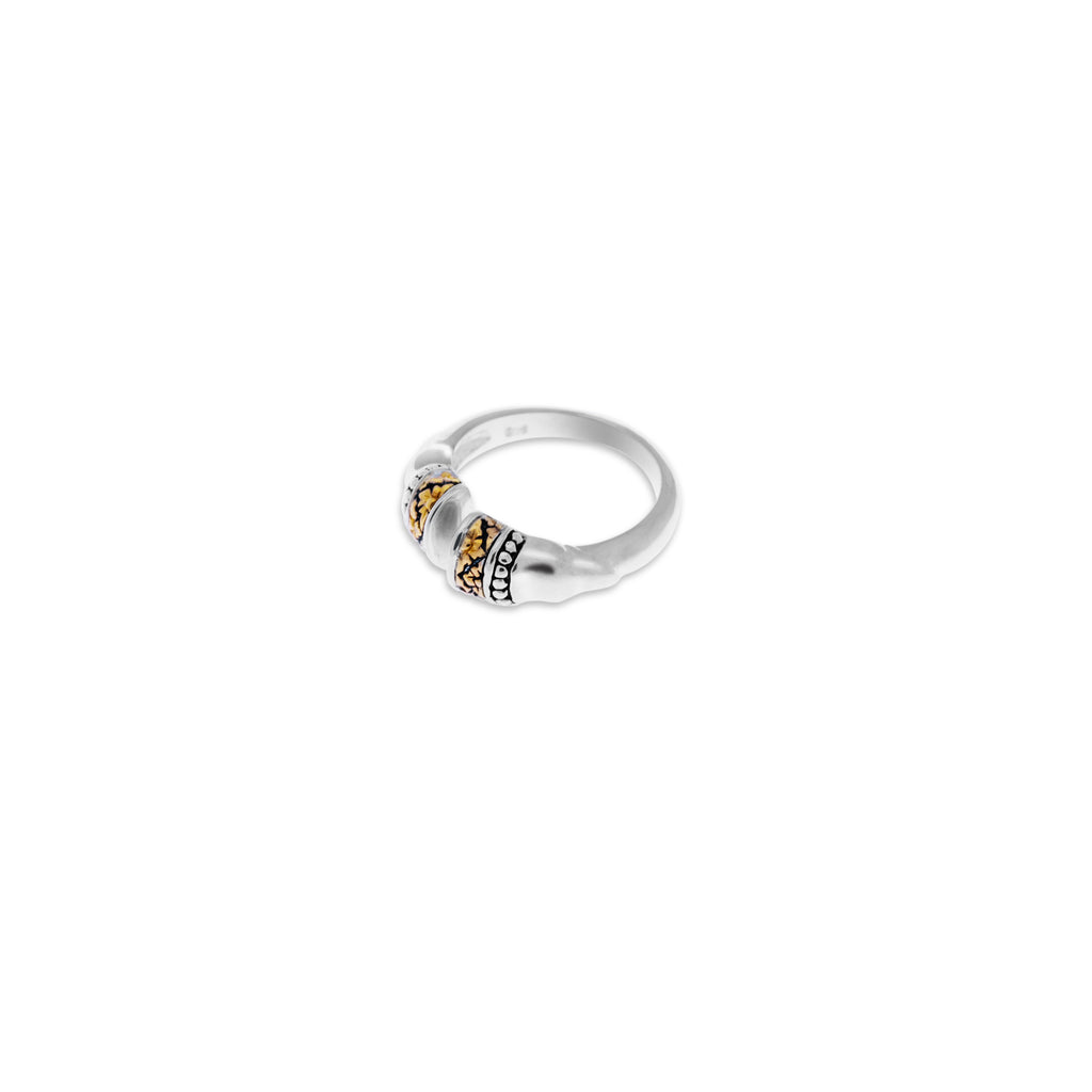 Adjustable 925 Silver Ring Gold Snail Collection