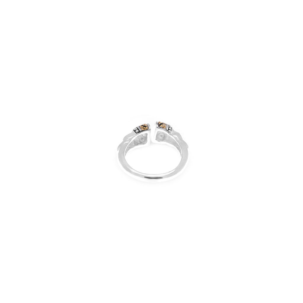 Adjustable 925 Silver Ring Gold Snail Collection