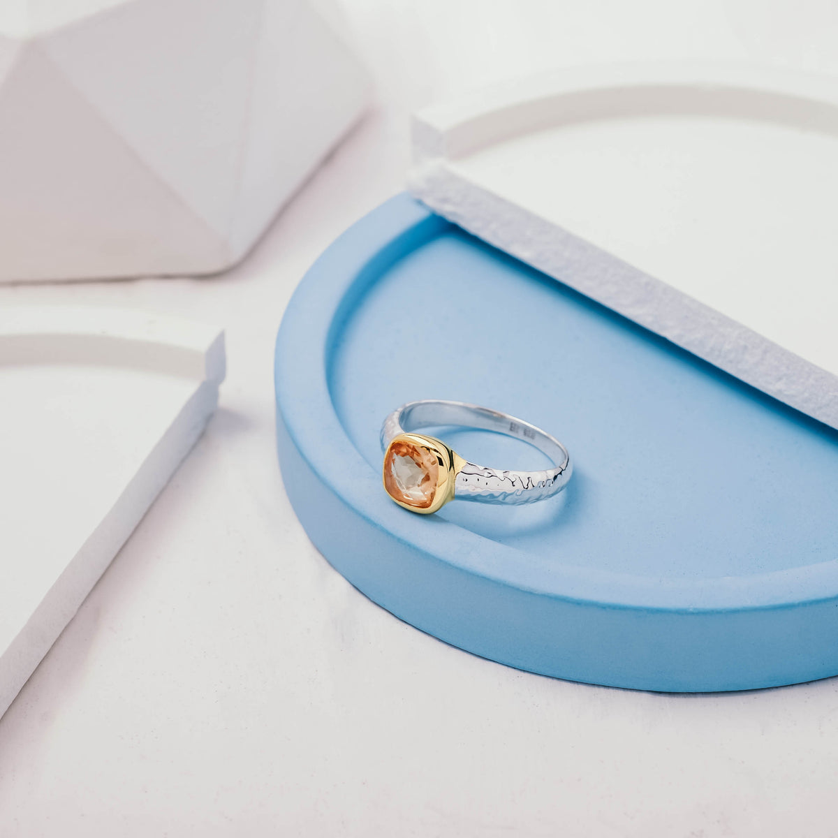 Cincin Perak 925 Koleksi Hammer Permata