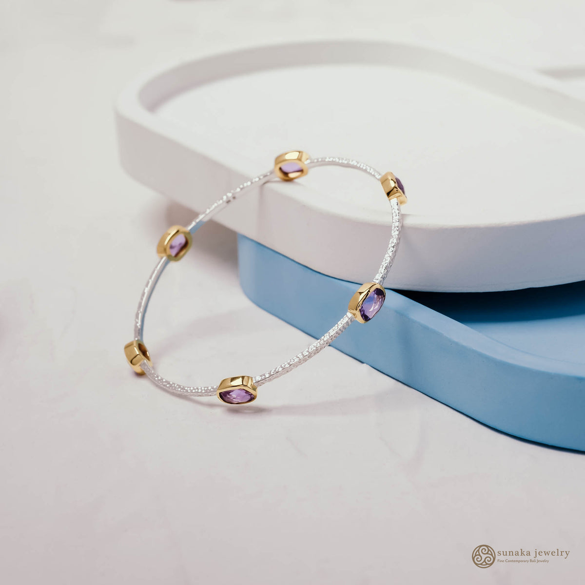 Gelang Bangle Perak Koleksi Pelangi Sterling Silver 925