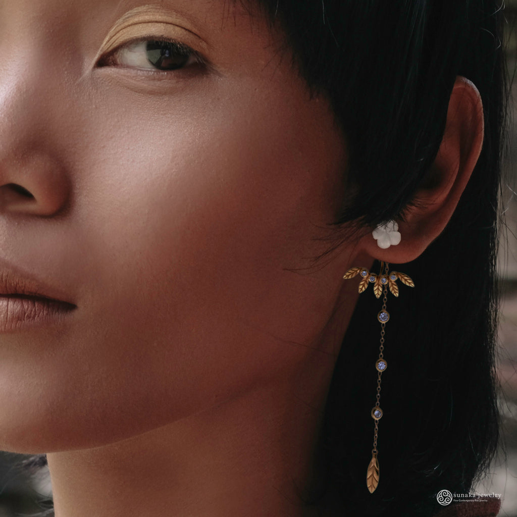 Anting Perak 925 Koleksi Jepun Multi Fungsi Sterling SIlver