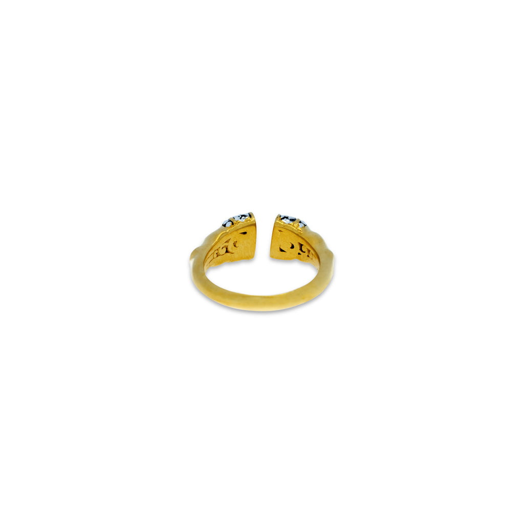 Cincin Mini Perak 925 Koleksi Keong Emas