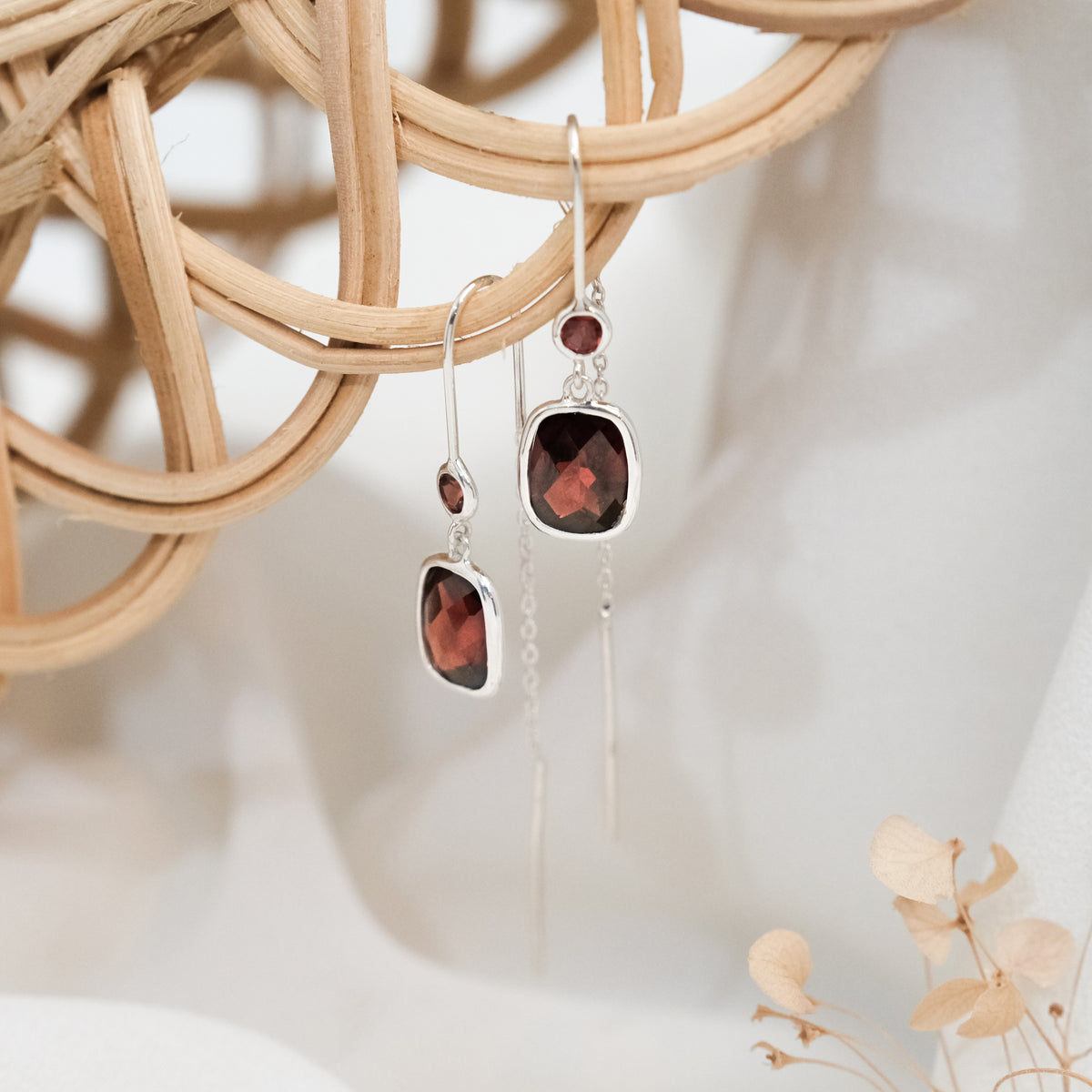 Anting Threader Perak 925 Wanita Sunaka Jewelry Koleksi Pelangi