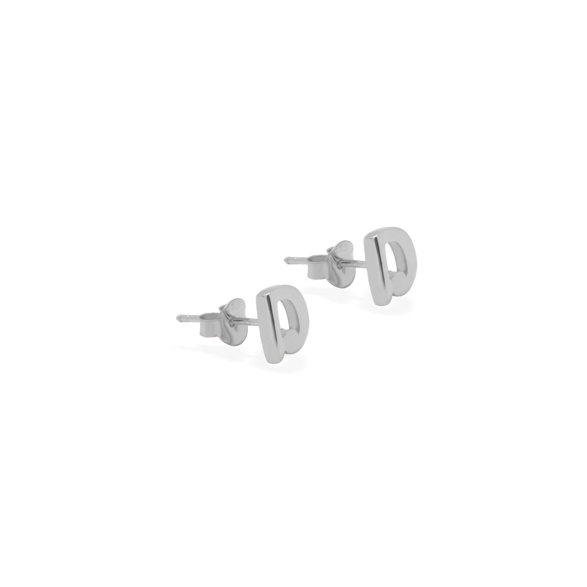 Anting Stud Perak 925 Koleksi Alphabet