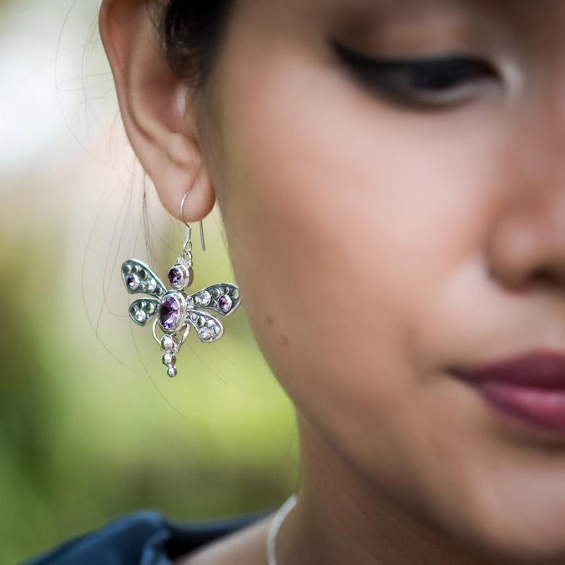 Anting Dangling Koleksi Capung Sterling Silver 925