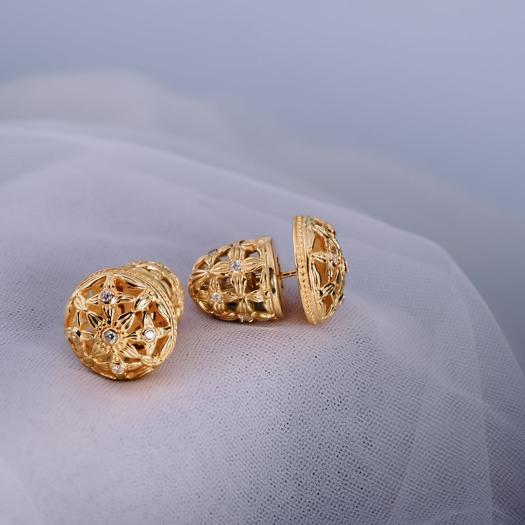 Anting Subeng Besar Perak 925 Koleksi Asoka Sterling Silver