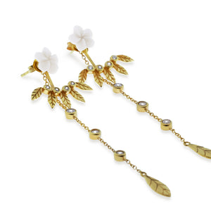 Anting Perak 925 Koleksi Jepun Multi Fungsional ; Ear Jacket or Drop Chain Earrings