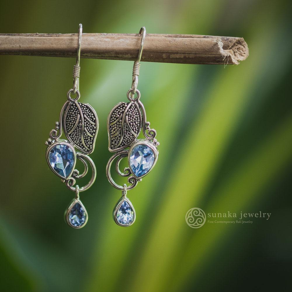 Anting Dangling Koleksi Kembang Harum Sterling Silver 925