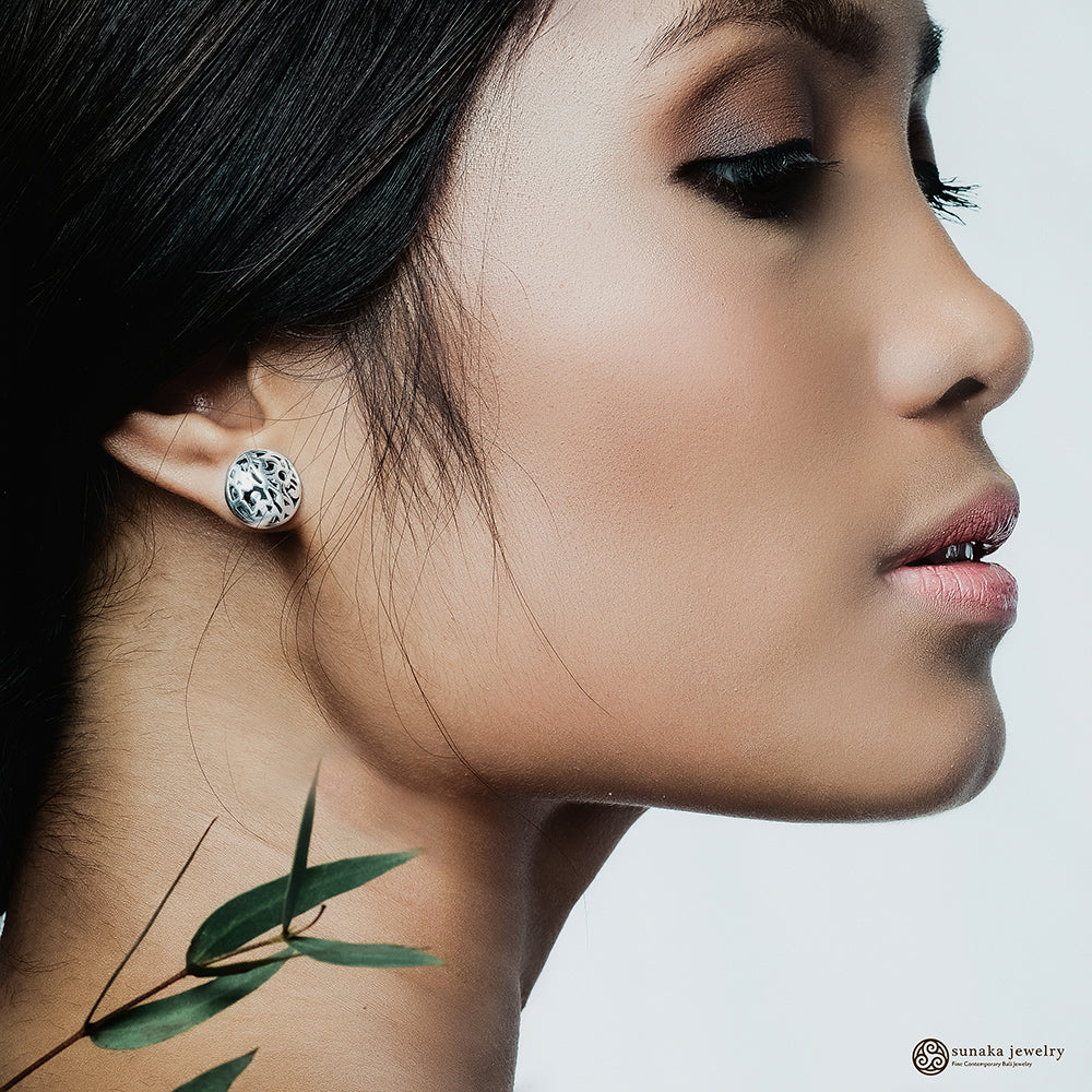 925 Silver Subeng Earrings Bhineka Collection