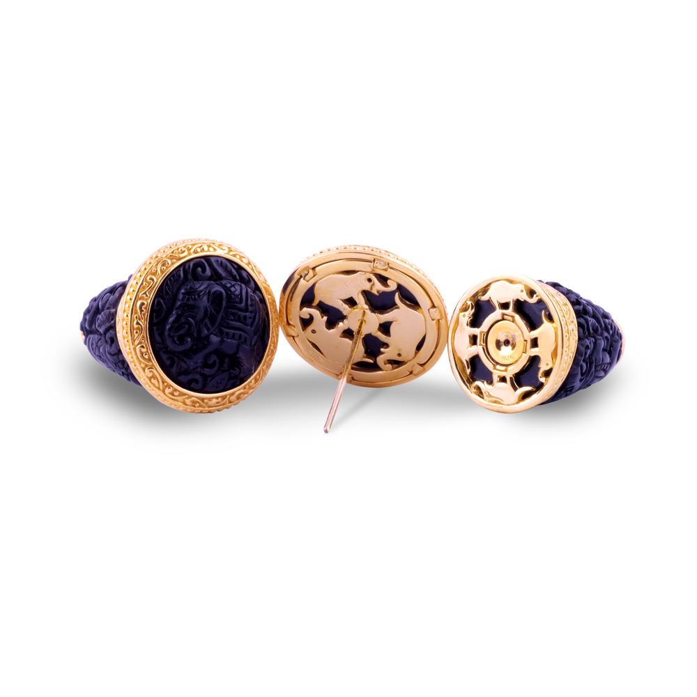 Gajah Gold-Plated Earring Collection