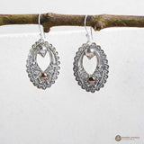 Anting Perak 925 Koleksi Emas Perak Drop Earrings
