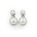 Plain Mabe Sterling Silver 925 Earrings Collection