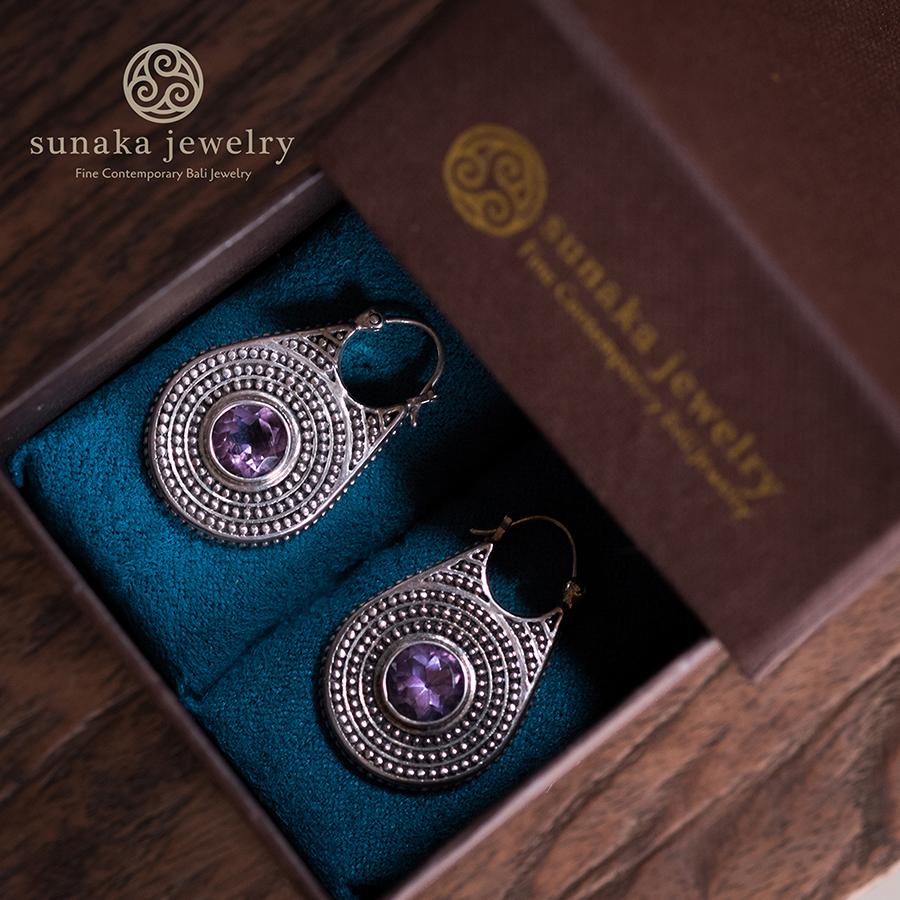 Anting Hoop Perak Koleksi Jawan Keliling Sterling Silver 925