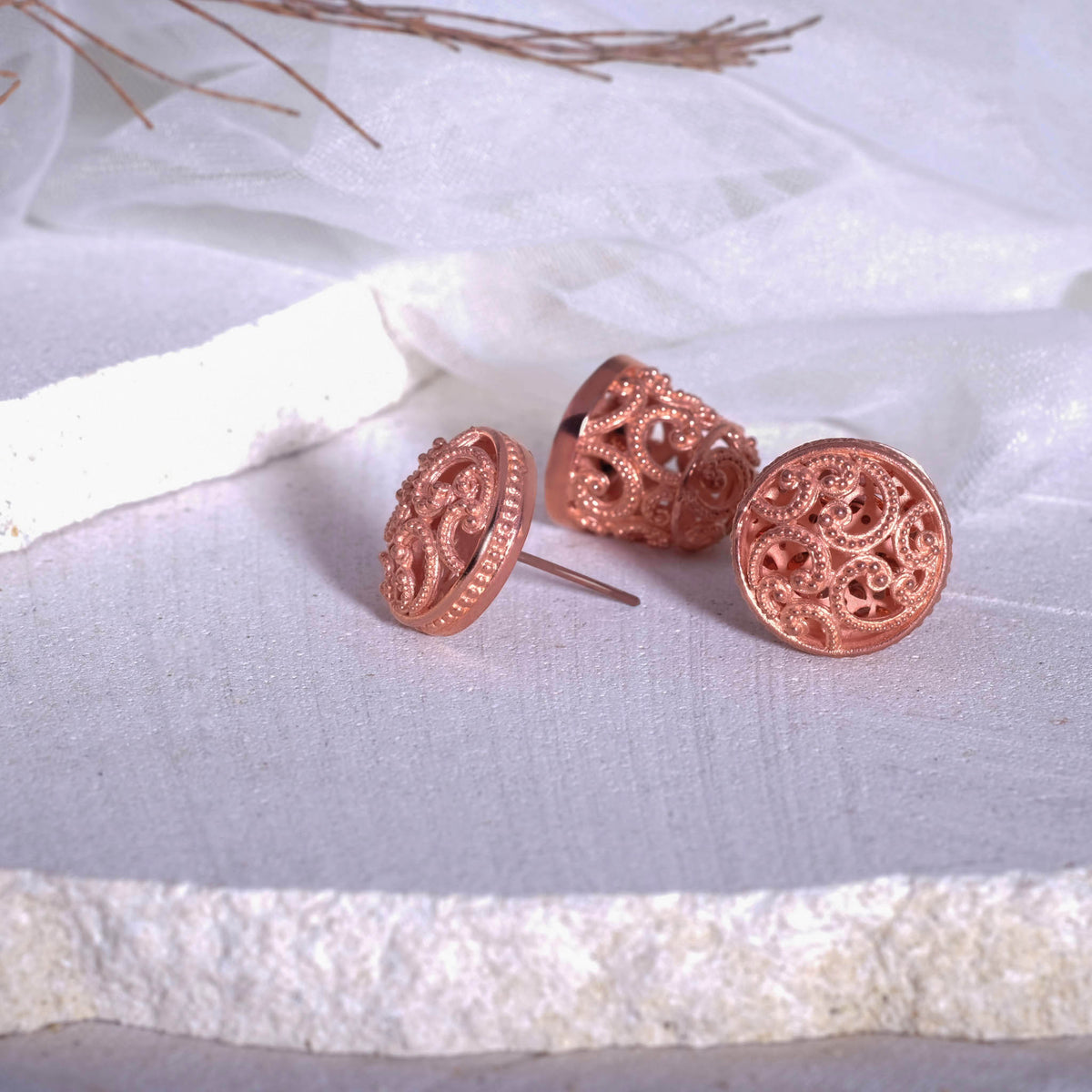 Anting Subeng Besar Perak 925 Koleksi Ombak Segara Sterling Silver
