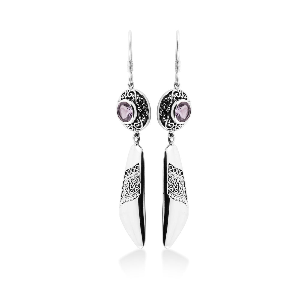 Indonesian Batik Collection Drop Earrings