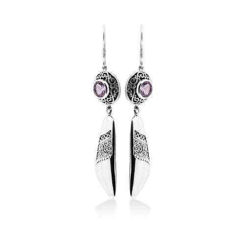 Indonesian Batik Collection Drop Earrings