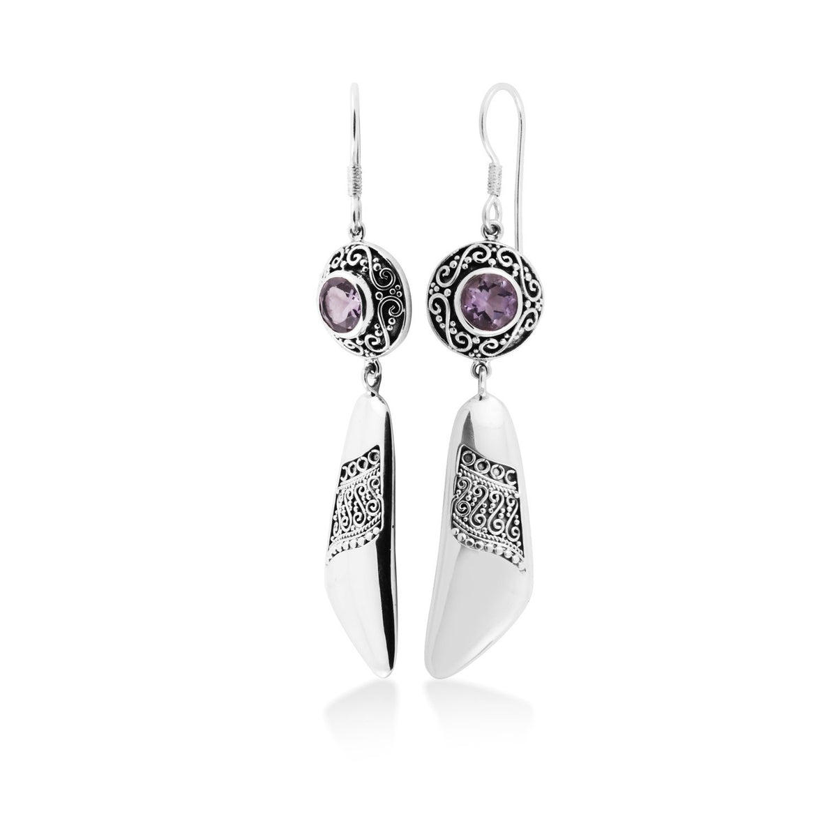 Indonesian Batik Collection Drop Earrings