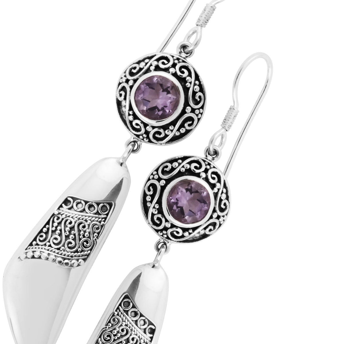 Indonesian Batik Collection Drop Earrings
