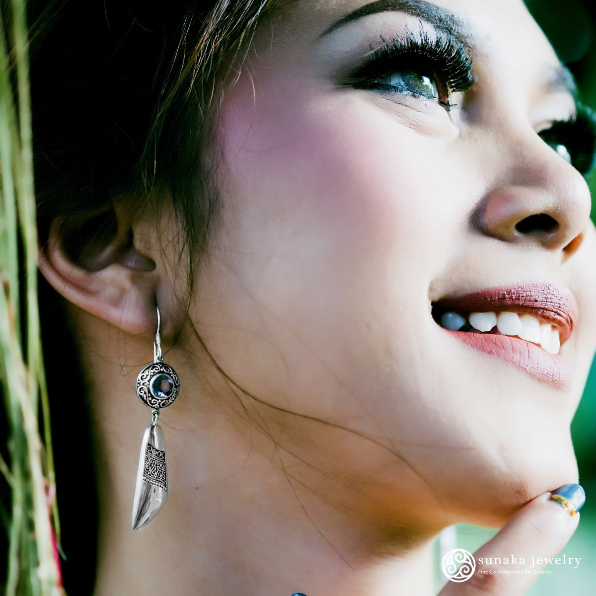 Indonesian Batik Collection Drop Earrings