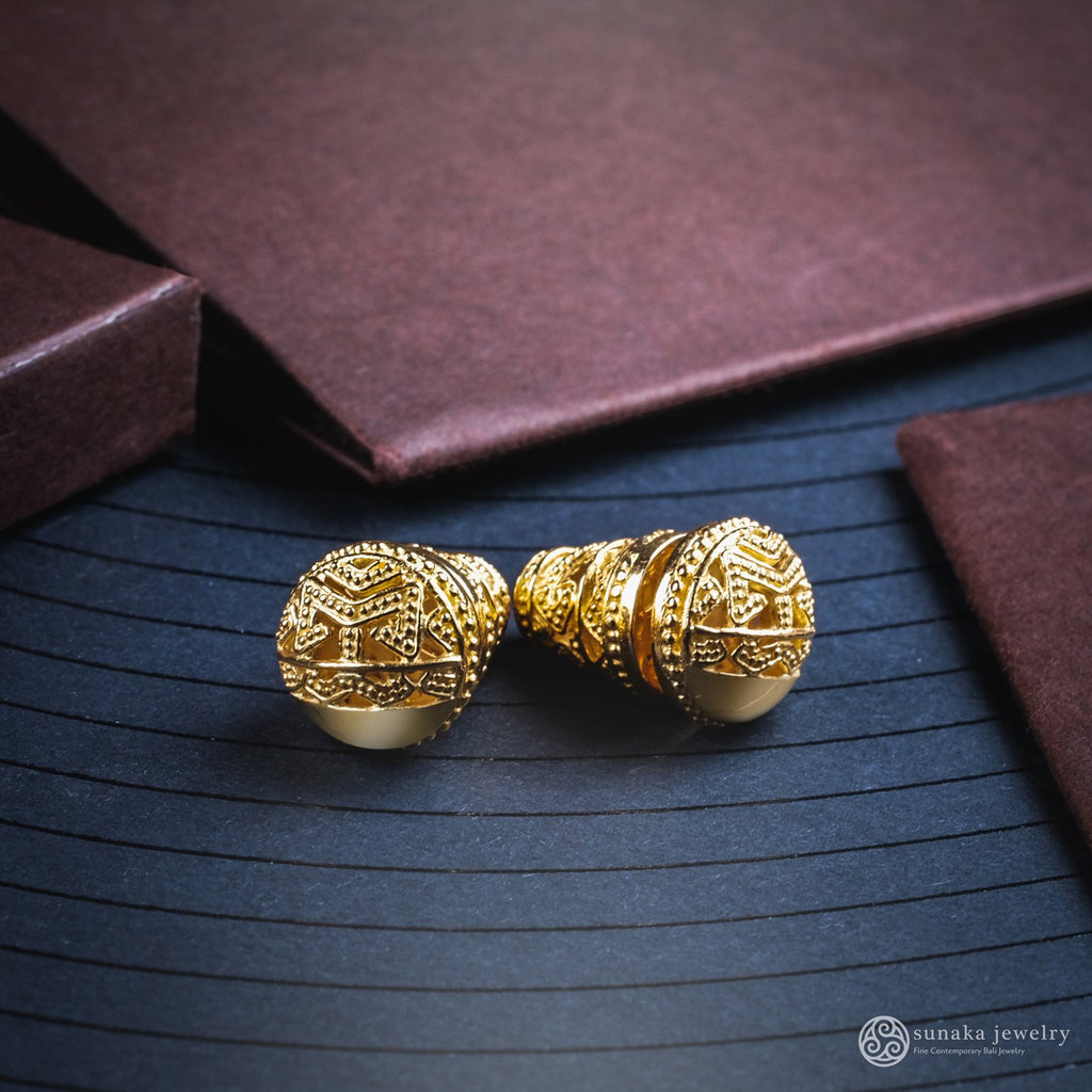 Anting Subeng Kecil Perak 925 Koleksi Songket Bali