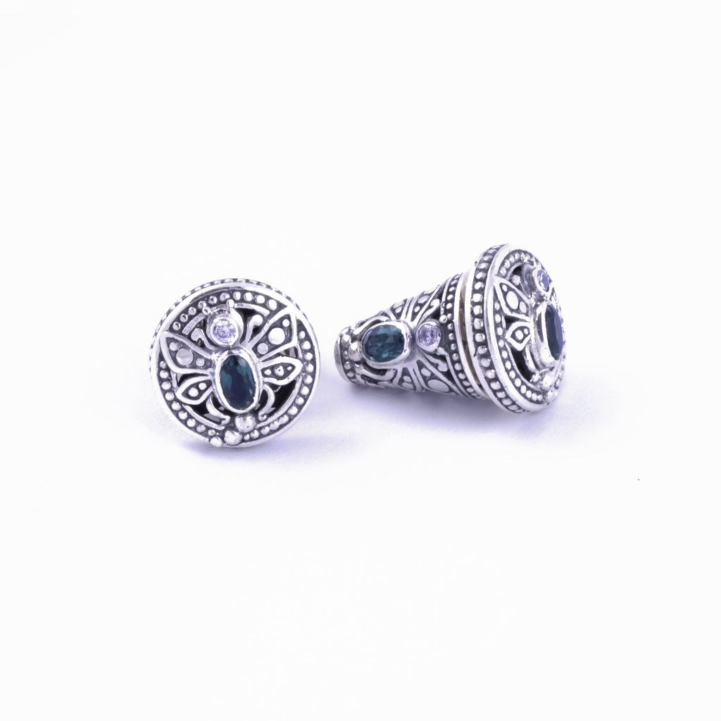 Mini Bali Traditional Dragonfly Sterling Silver 925 Hoop Earrings Collection