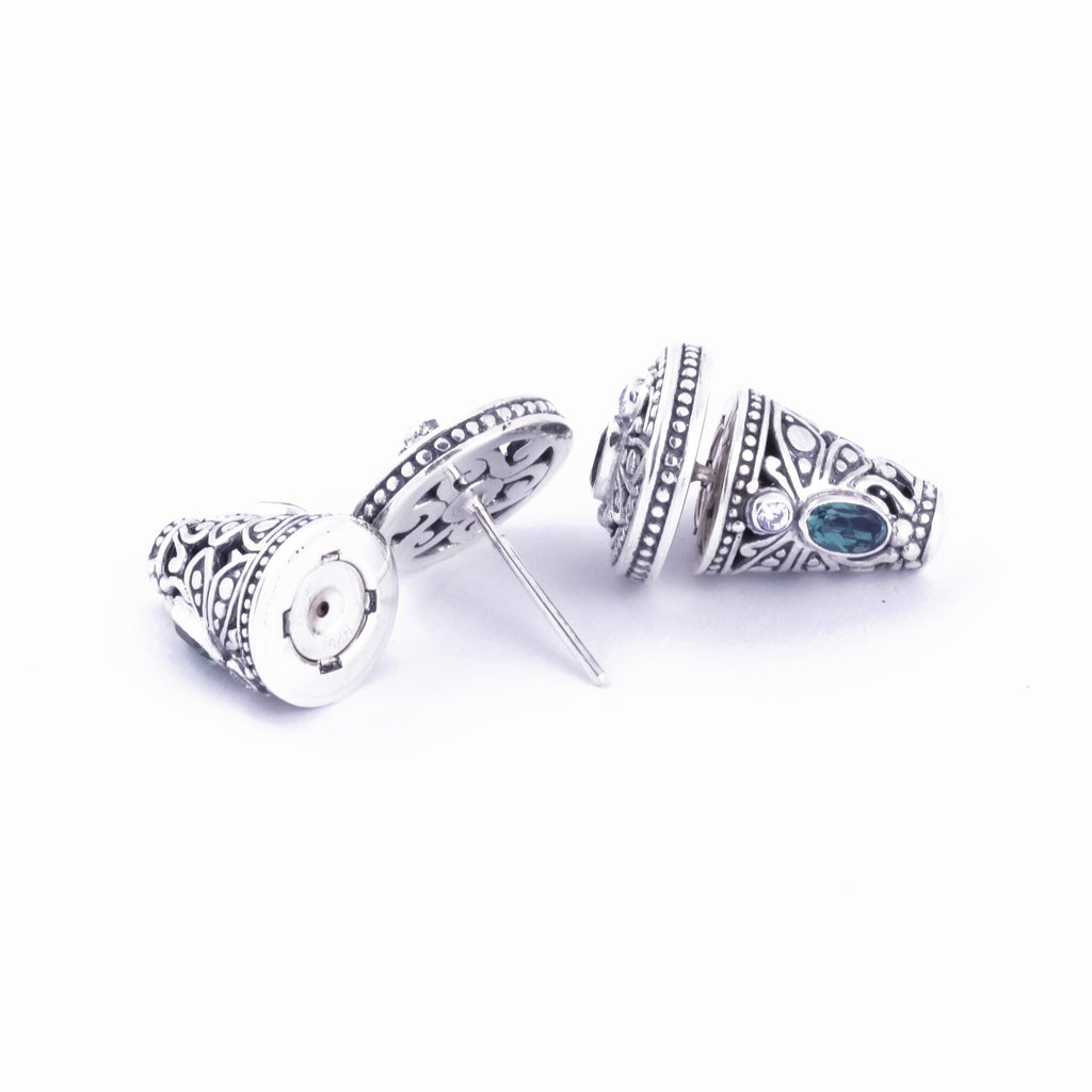Mini Bali Traditional Dragonfly Sterling Silver 925 Hoop Earrings Collection