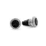 Subeng Elephant Collection Silver Traditional Stud Earrings (small)